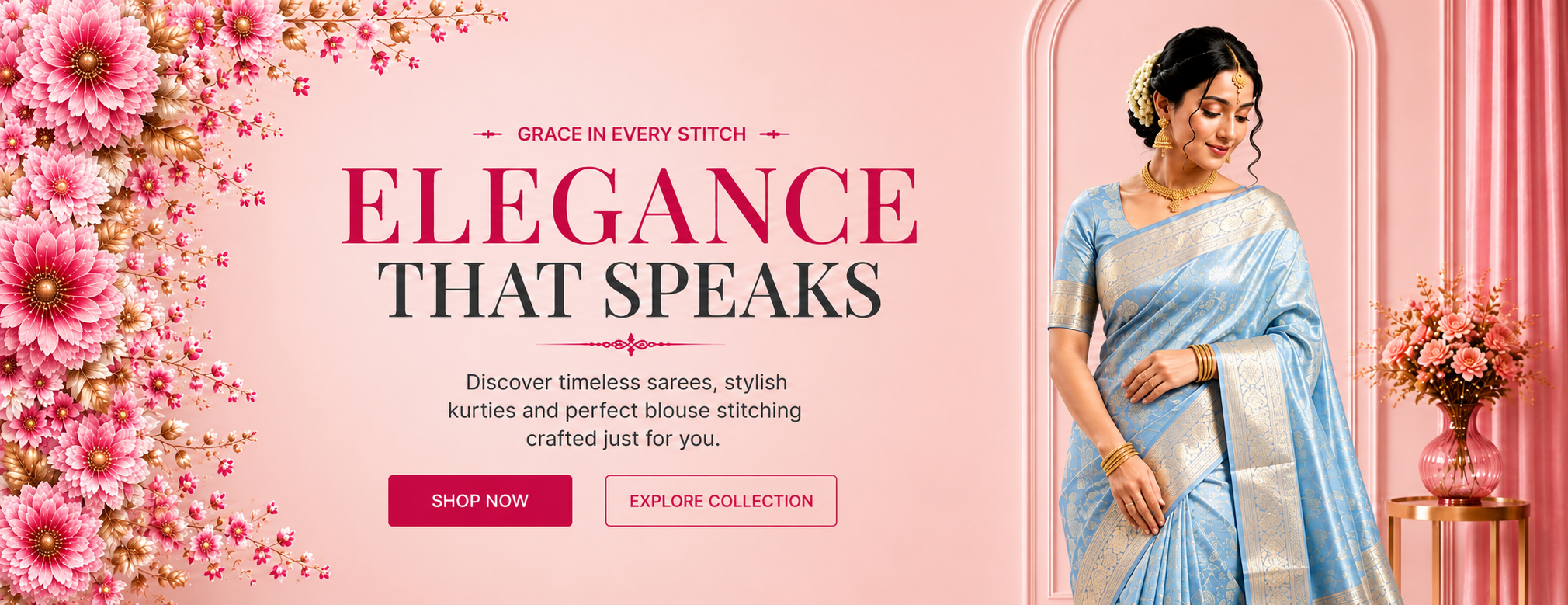 Elegance That Speaks - Grace In Every Stitch