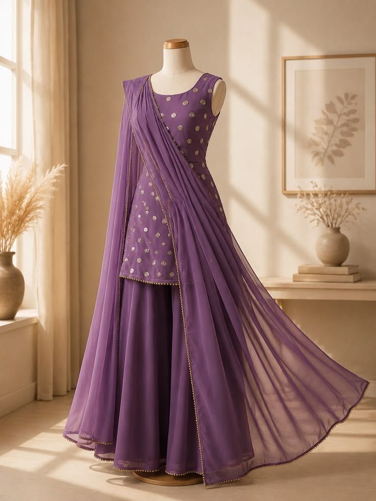 Women's Floral Anarkali Chudithar